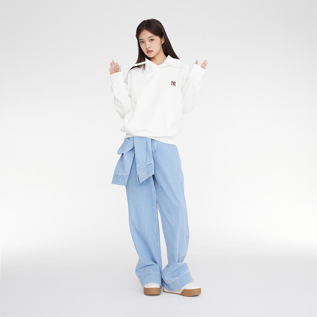 New MLB New York Yankees Sweatshirts Unisex White 3AHDB0134-50CRS