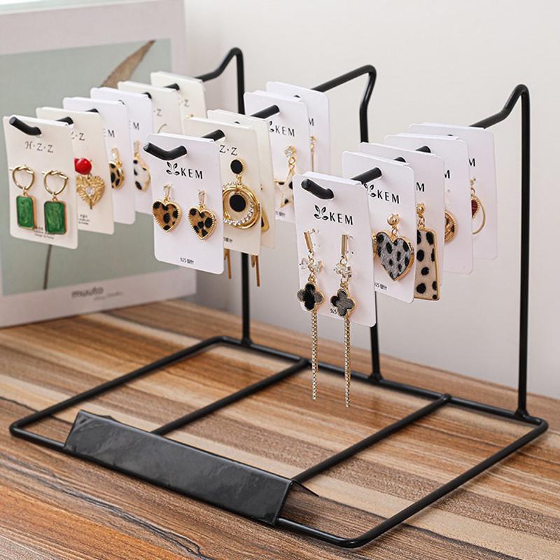 Three-jaw Desktop Storage Holder Lipstick And Keychain Organizer Pendant Rack For Shop Nail Art Display Rack Jewelry Hanger
