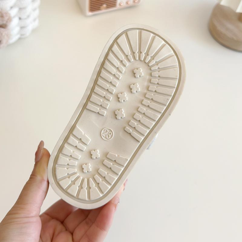 Children's Cotton Shoes for Winter New Style Girls' Fluffy Warm Baby Shoes Little Girl Bow Princess Cotton Shoes