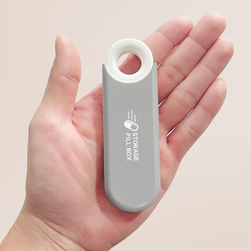 Compact Medicine Organizer: Portable Pill Dispenser for Morning, Noon, and Evening