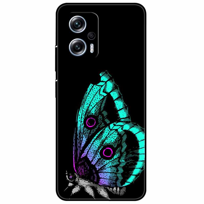 For Xiaomi Poco X4 GT Case 6.6'' Cat Wolf TPU Silicone Soft Coque Fundas for Poco X4 GT 5G Cover Black Edge Lovely PocoX4 X 4 GT