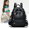 Soft Leather Backpack, Women's New Style, Simple and Casual Travel Commuting Backpack, Trendy and Fashionable, Large Capacity Shoulder Bag