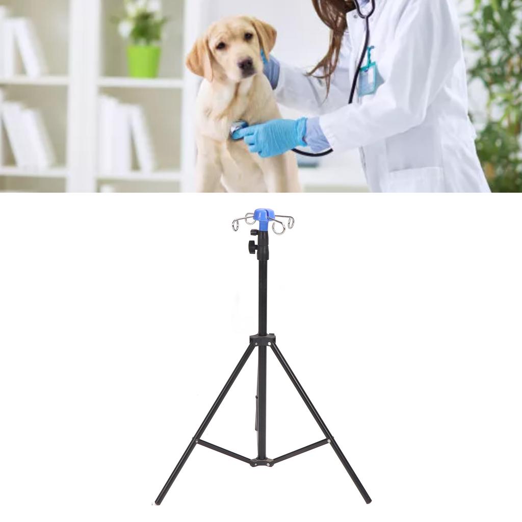 IV Stand Pole Adjustable Telescoping Stainless Steel IV Stand Floor Stand for Clinic Beauty Salon