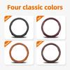 For Toyota 35-36.5cm Round Steering Wheel Cover Ultra-Thin Micro Fiber Leather Camry 86 Scion FR-S GT86 Prius bZ4X Corolla Levin