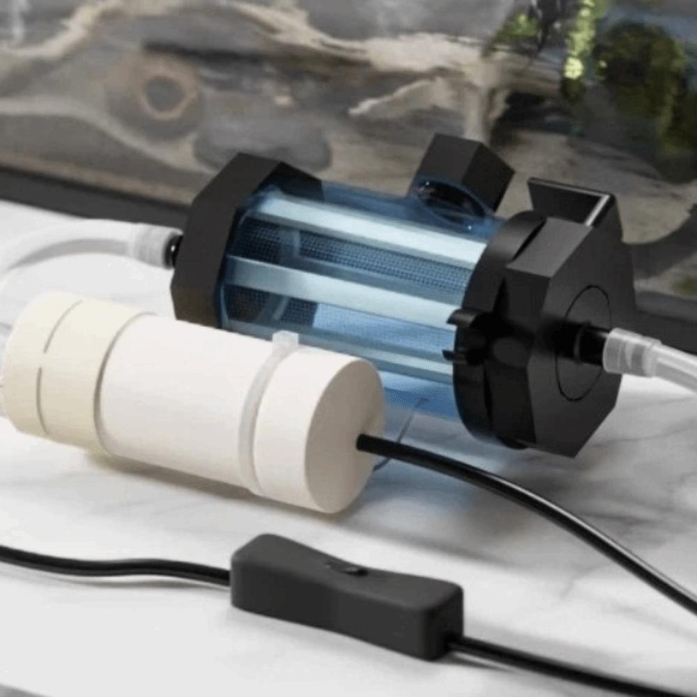 USB Powered Aquarium Water Changer 280GPH Electric Vacuum Gravel Cleaner Detachable Strong Suction Fish Tank Vacuum Cleaner