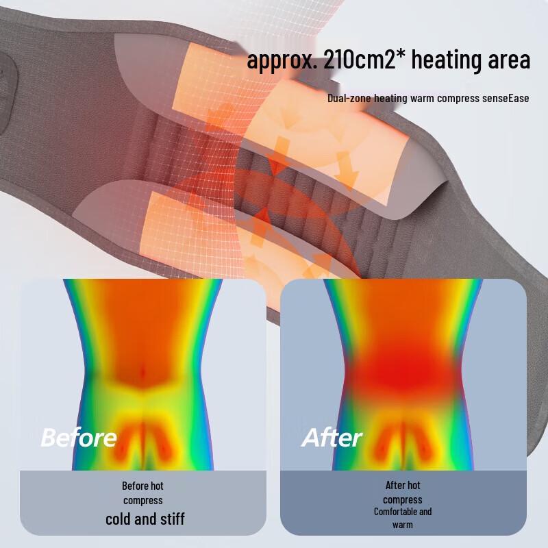 Philips Wireless Lumbar Massager with Heat and Air Support