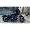 Gloss Black Motorcycle Headlight Fairing Mask 5 3/4" Headlamp Windshield Cover For Harley Sportster Iron Dyna FX XL 883 1200