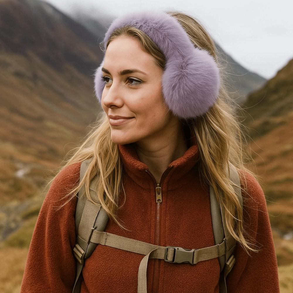 Winter Warm Faltbare Ohrenklappen Ohrwärmer Kunstfell Ohrenschützer Für Damen Herren Outdoor