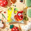 Classic Funny Anime LLarva Cushion Cover Plush Fabric Soft DoubleSided Printed Sofa Warm Winter Home Gift Pillow Cover