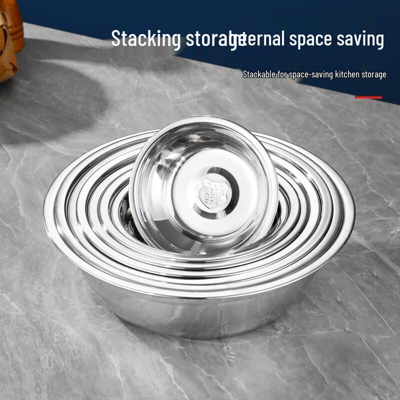 Gourou 304 Stainless Steel Multi-purpose Round Bowl