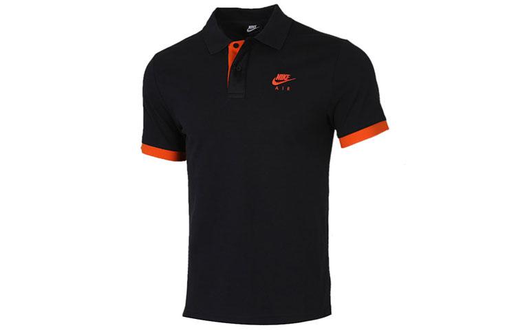 Nike Polo Shirts Men s Black Polo Collar Moderate Straight Fit CW5248-010 S