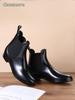 Fashion Comemore Rubber Rain Boots Women Waterproof Galoshes Shoe 2025 Ladies Fashion Apring Shoes Anti-Skid Ankle Boot Botas Femininas