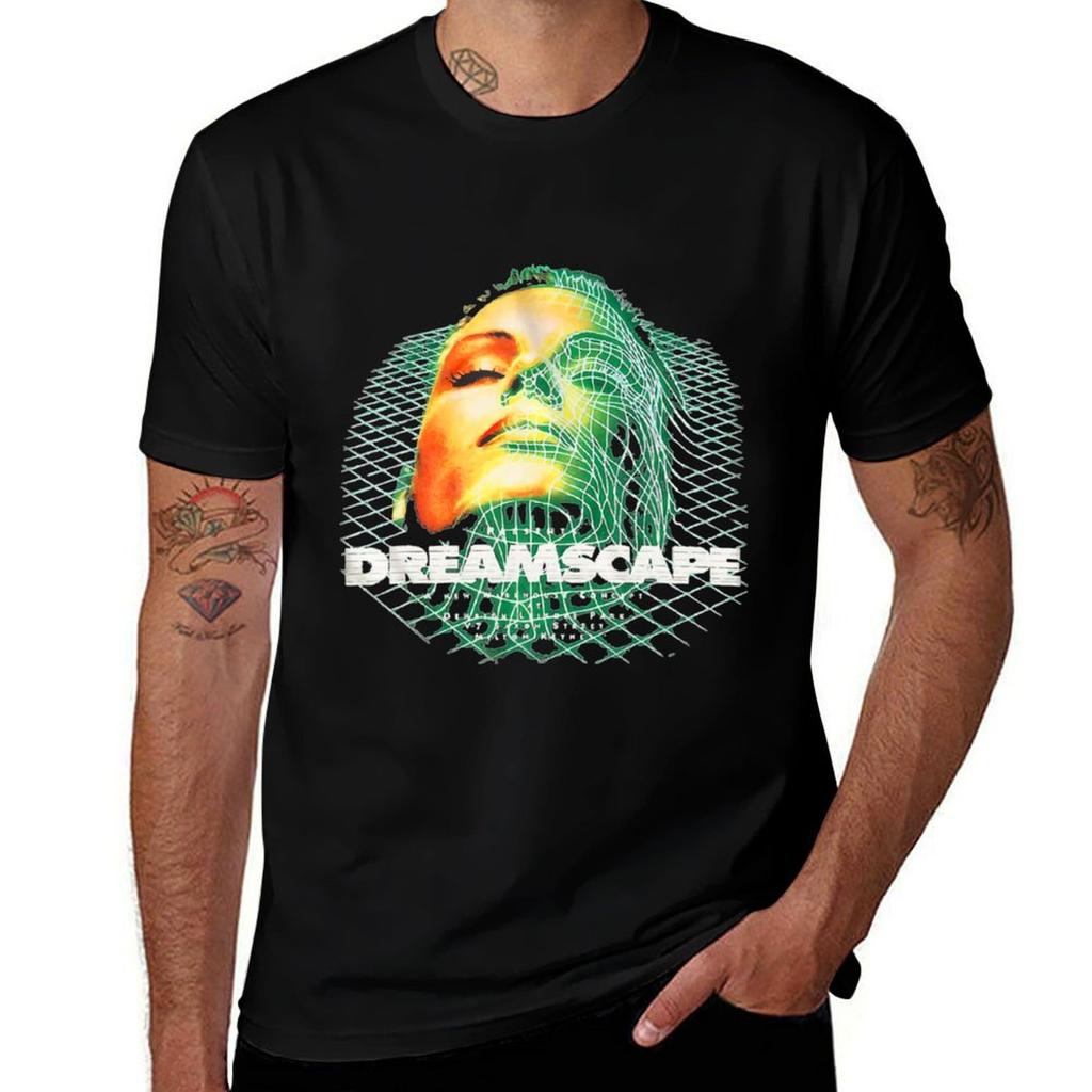 Dreamscape Raver Old School Rave T-Shirt Print Casual Short Sleeve