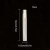 12pcs 10ml Perfume Atomizers Refillable Matte Clear Small Travel Size Spray Bottles Dispenser Tube For Fine Mister Mini E