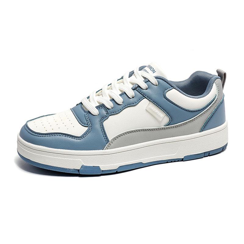 

Чоловіче весняне шкіряне повсякденне взуття великого розміру, дихаюче чоловіче взуття, низький топ, молодіжне студентське спортивне взуття 44