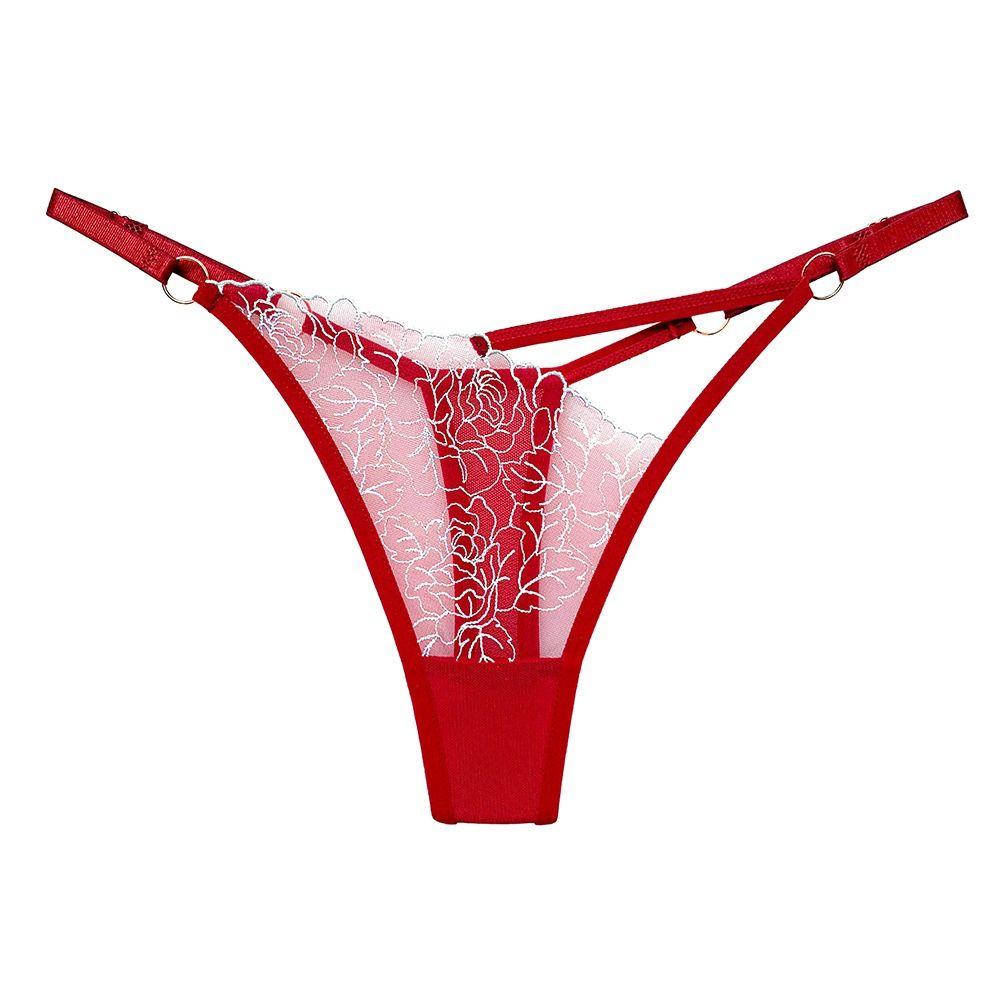 Adjustable Women Panties Transparent G-Strings Exquisite Lingere Underware