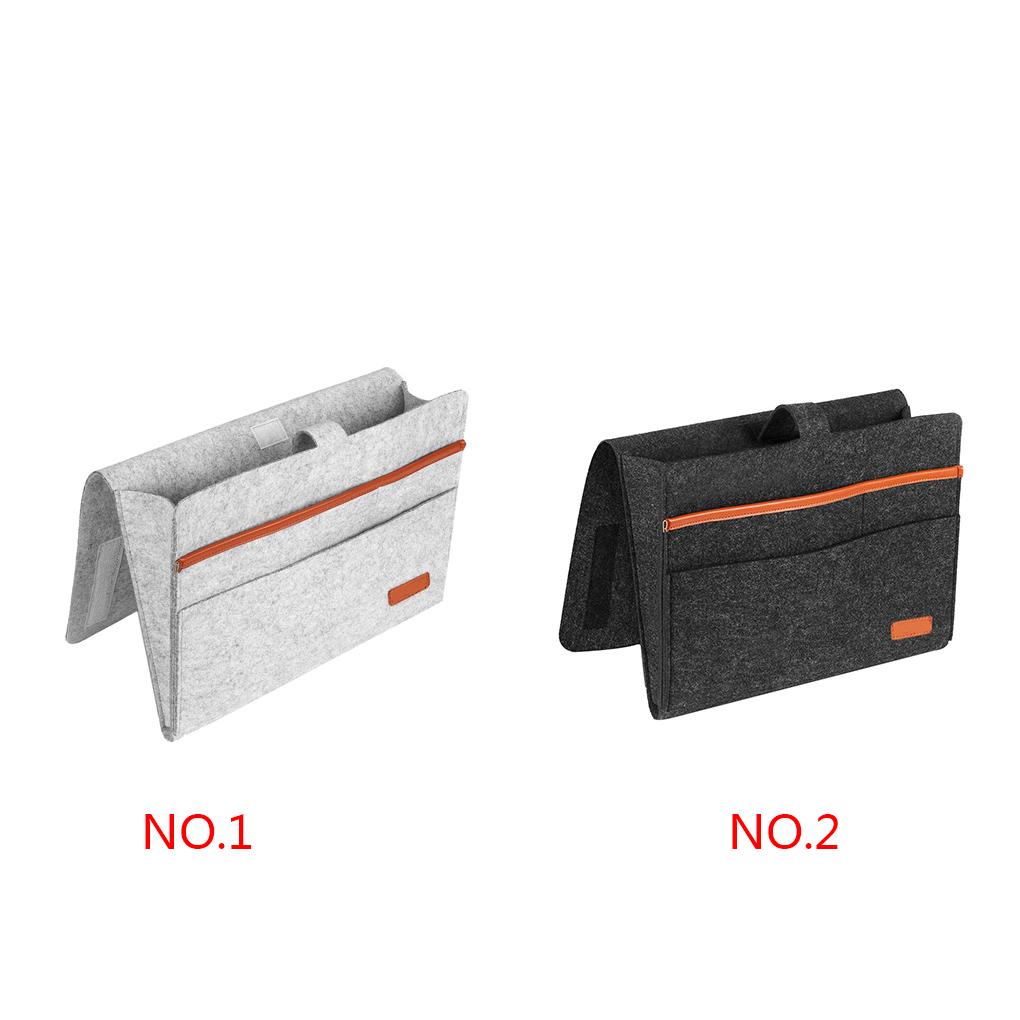 Bedside Felt Hanging Magazine Phone Mobile Phone Remote Control Storage Bag Home