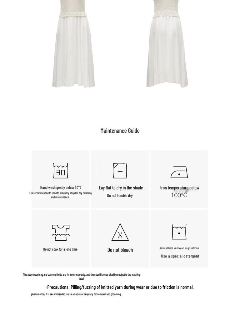 ONLY 2024 Autumn Fashion Round Neck Sleeveless Knit Midi Dress