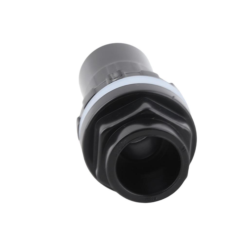 Black PVC 20mm Fish   Aquarium Upper Lower Water Pipe Fittings Connector Joint Accessories Parts