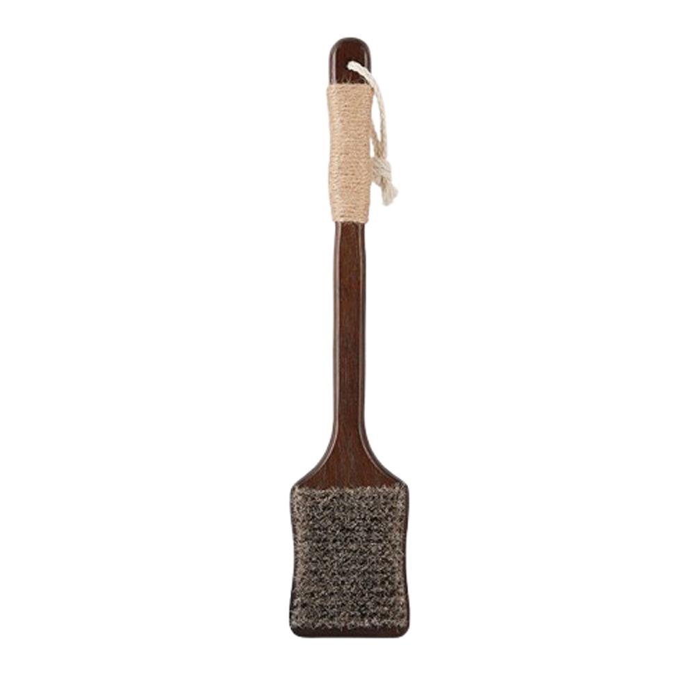 Ergonomic Massage Brush Wood Bath Exfoliating Brush Skin Care Long Handle Brush  Bathroom Tools