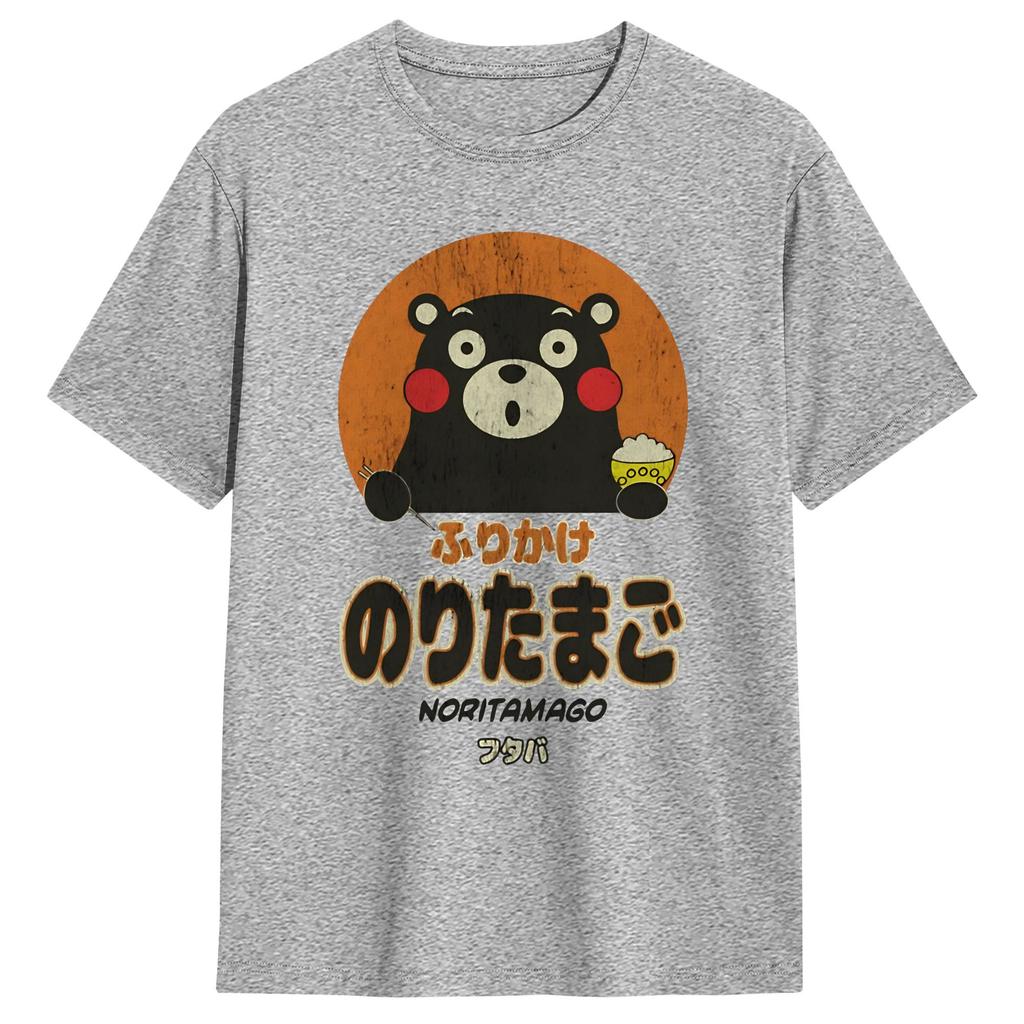 Kumamon Sprinkled Eggs Tshirt Beach Fashion T Shirts Unisex 100 Cotton Oneck Plus Size Top Tees Shortsleeved Vintage Tshirt