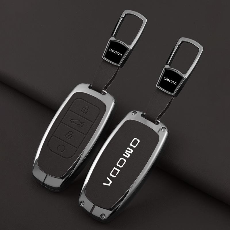 Chery OMODA 5 Schlüsselhülle: Vollmetall-Schutzhülle mit Schlüsseltasche und Schnalle