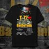 Cold War Military Equipment Soviet Union T72 Main Battle Tank Printed Mens TShirt Summer Cotton Short Sleeve ONeck T Shirt New