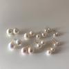 Minimalist Cold Wind Pearl Stud Earrings Female French Retro Hepburn Style Simple Versatile Temperament Earrings Internet Celebrity Earrings