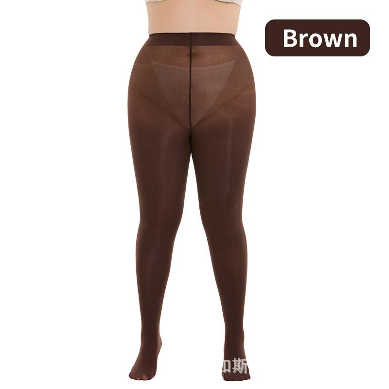 50-90Kg Taglia Larga 40D Collant da Donna Cavallo Resistente Marrone Leggings di Carnevale Collant Comodi Sexy Design di Prima Linea Popolari