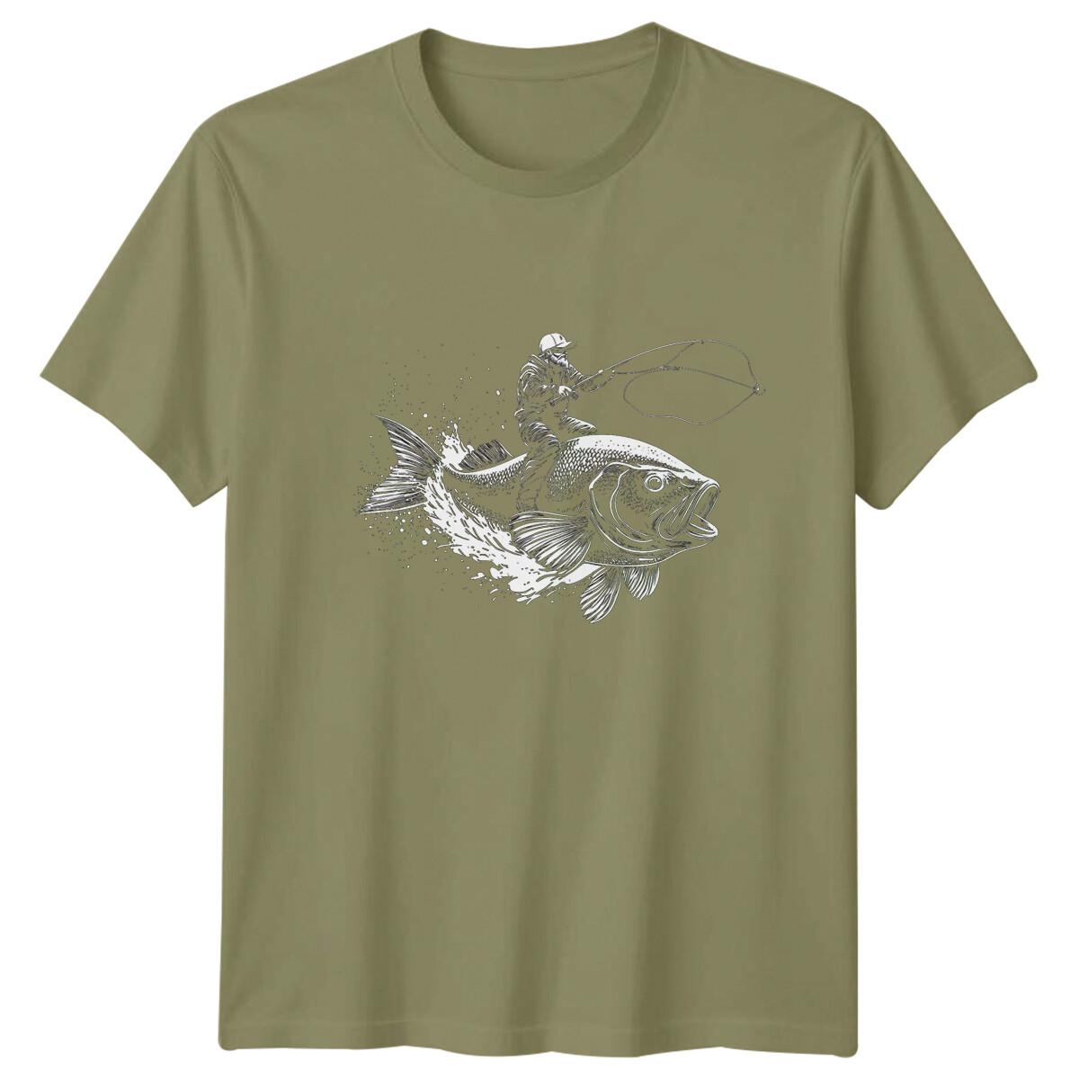 Fishing Ride Fish Catch Mens T-Shirt Fisherman Humor XXXXL