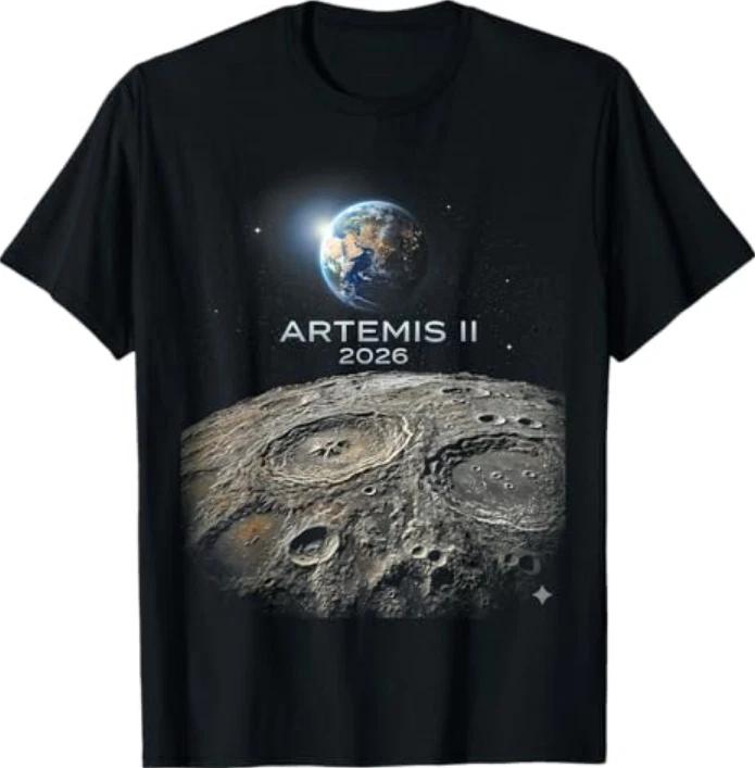 Artemis 2026 American Rocket Launch To The Moon Tshirt S