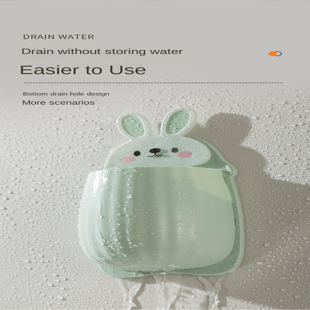 Bathroom Toothbrush Holder Makeup Brush Storage Shelf Drainer Drying Cup Remote Control Storage