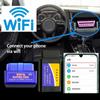 OBD2 Car Scanner Mini ELM327 Diagnostic Adapter Tester Wireless WIFI Bluetooth Car Diagnostic Tool Code Reader for Android IOS