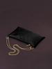 Borsa Sottobraccio da Donna in Raso con Catena - Elegante Pochette da Festa e Cena