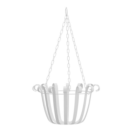 Retro Plant Basket Hanger Wall-Mounted Iron Hook Hanging Flower Basket Decorative Plant Hanger Heavy Duty Wall Hook for Balcony Garden Porch