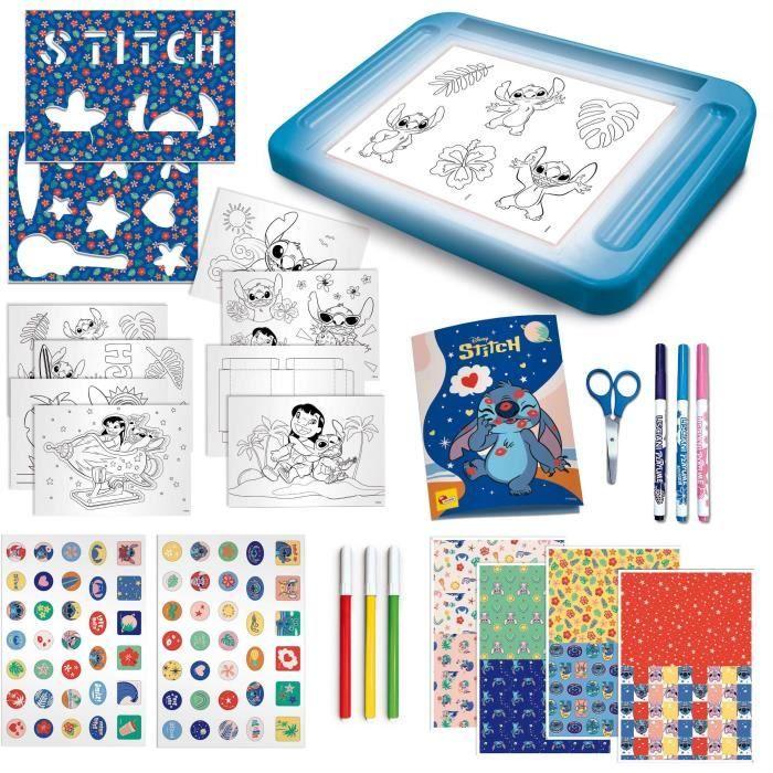 Kit de dessin - LISCIANIGIOCHI - STITCH - Table lumineuse - Modèles, Feutres