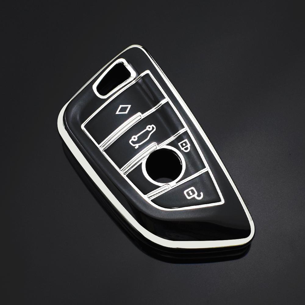 

Для BMW 1 3 5 7 серии X1 X3 X5 X6 F20 F30 F10 F15 F16 F25 F34 F11 F31 M3 M4 Tpu автомобильный пульт дистанционного ключа чехол чехол брелок аксессуары белый