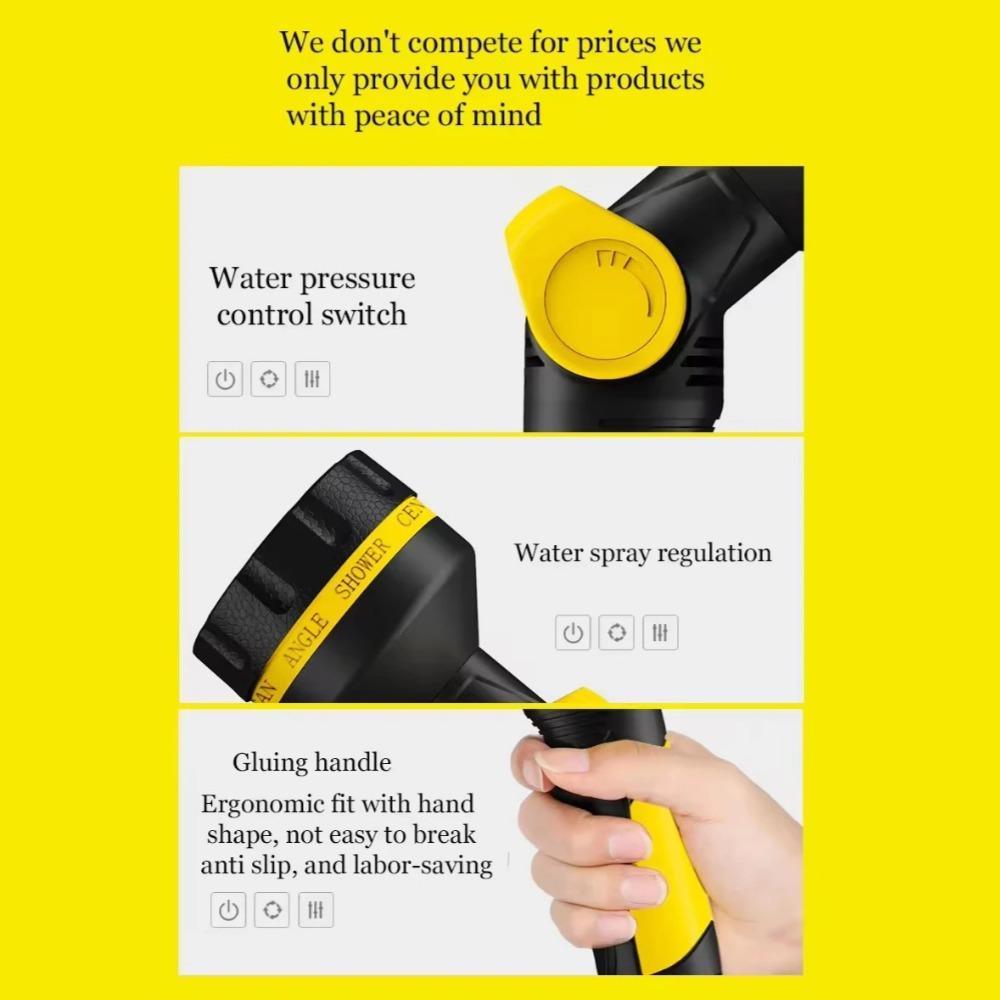 Multifunctional High Pressure Water Gun Gun Portable 10 Modes Garden Sprinkler Heavy High Pressure Water Gun Irrigation Garden Watering