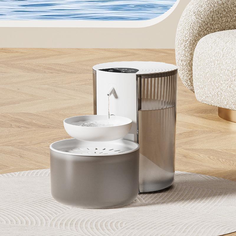 Pet intelligent water dispenser - separate clean and dirty water, pour out, automatic cat water feeder