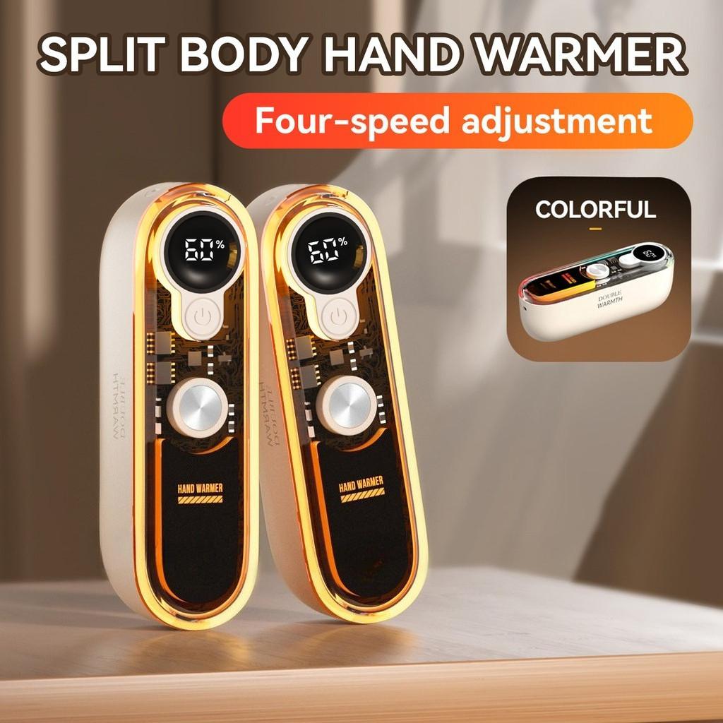 10000mAh Detachable Hand Warmer USB Charging Portable Warm Hands Treasure Creative Colorful Light Hand Warmer