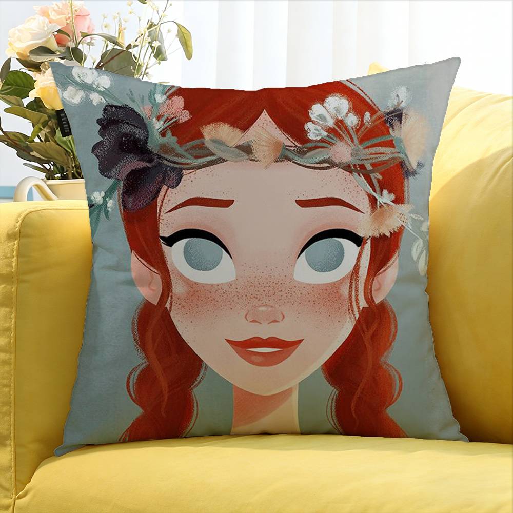 Anne Of Green Gables Various Sizes Square Pillow Case For Car Home Bedchamber Decor