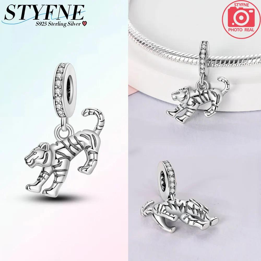 Charm Bead Charms Plata Elephant Squirrel Tiger Bead Charms for Charm Bead Charms copper Bracelets Bead Charms Jewellery Making Womens Gift