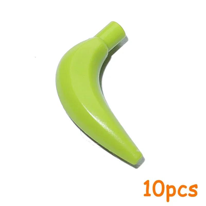 Non-Toxic Moc Food Accessories Fish Egg Bread Pizza Chocolate Fruit Carrot Hamburger Chips Chicken Bottle Bricks Building Blocks Toys