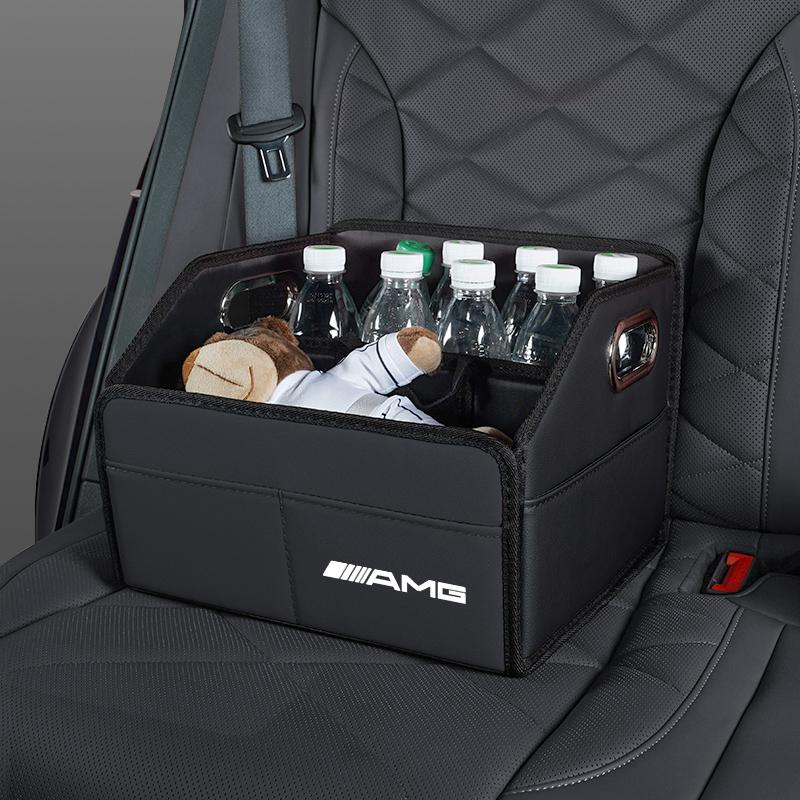 1pc Car Trunk Storage Box Large Capacity Tools Organizer Case Accessories For Mercedes Benz AMG A B C E G CLA W211 W203 W204