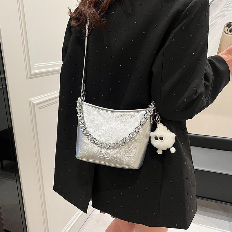 Tasche Damen Neue Damen Schultertasche Vielseitige Kette Tragbare Messenger Bag Pendler Tasche