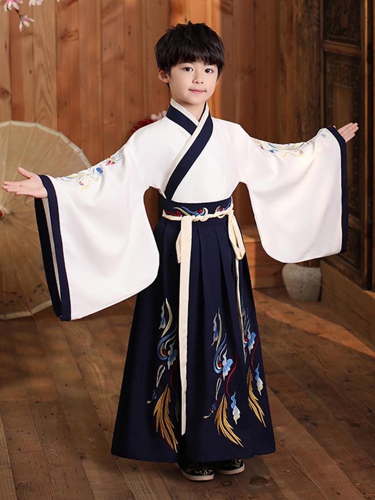 Improved Hanfu Boys 2026 Spring/Autumn Ancient Chinese Prince Costume for Performances