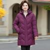 Plus Size 6XL Middle Age Women's Autumn Winter Jackets New In Coats Elegant Loose Thick Warm Long Parkas Female Outerwears