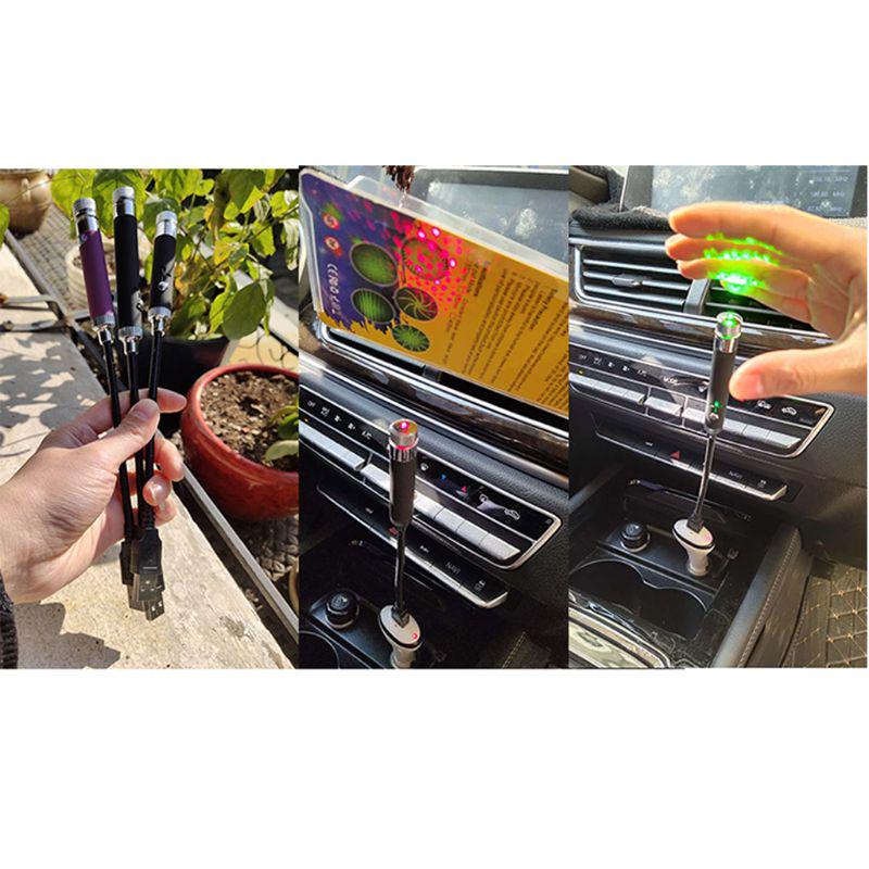 Car Ambience Panoramic Starry Sky Projection Purple Roof Light Starry Sky LED Glow Interiors for Car Home Party