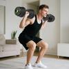 Adjustable Dumbbell Set 30 KG Dumbbell Set Dumbbells Barbells Weight Set for Strength Training