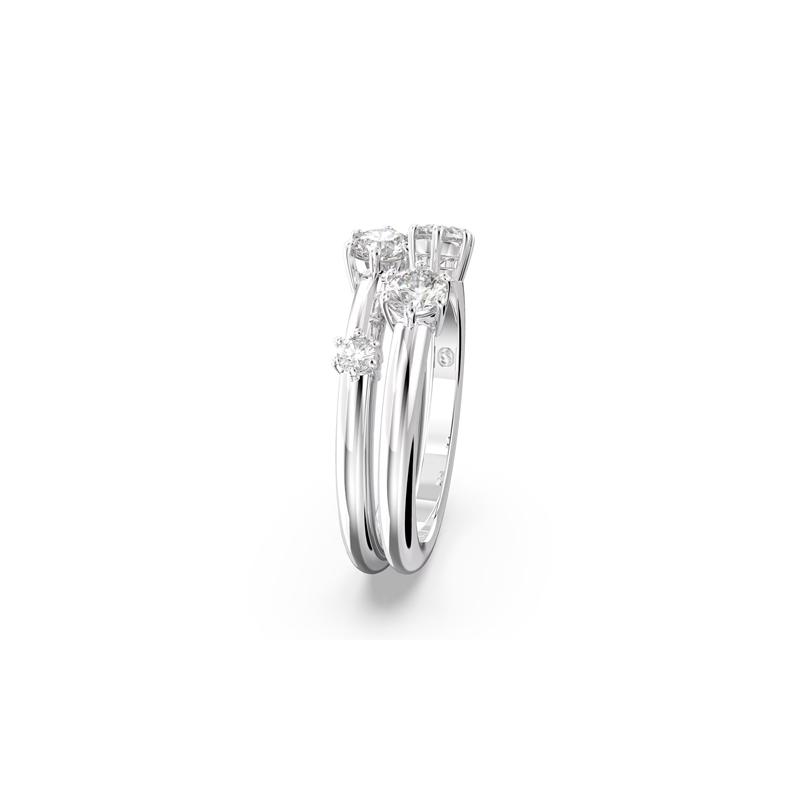 Swarovski Constella Round Cut Set Ring Women's Silver Silver 50
